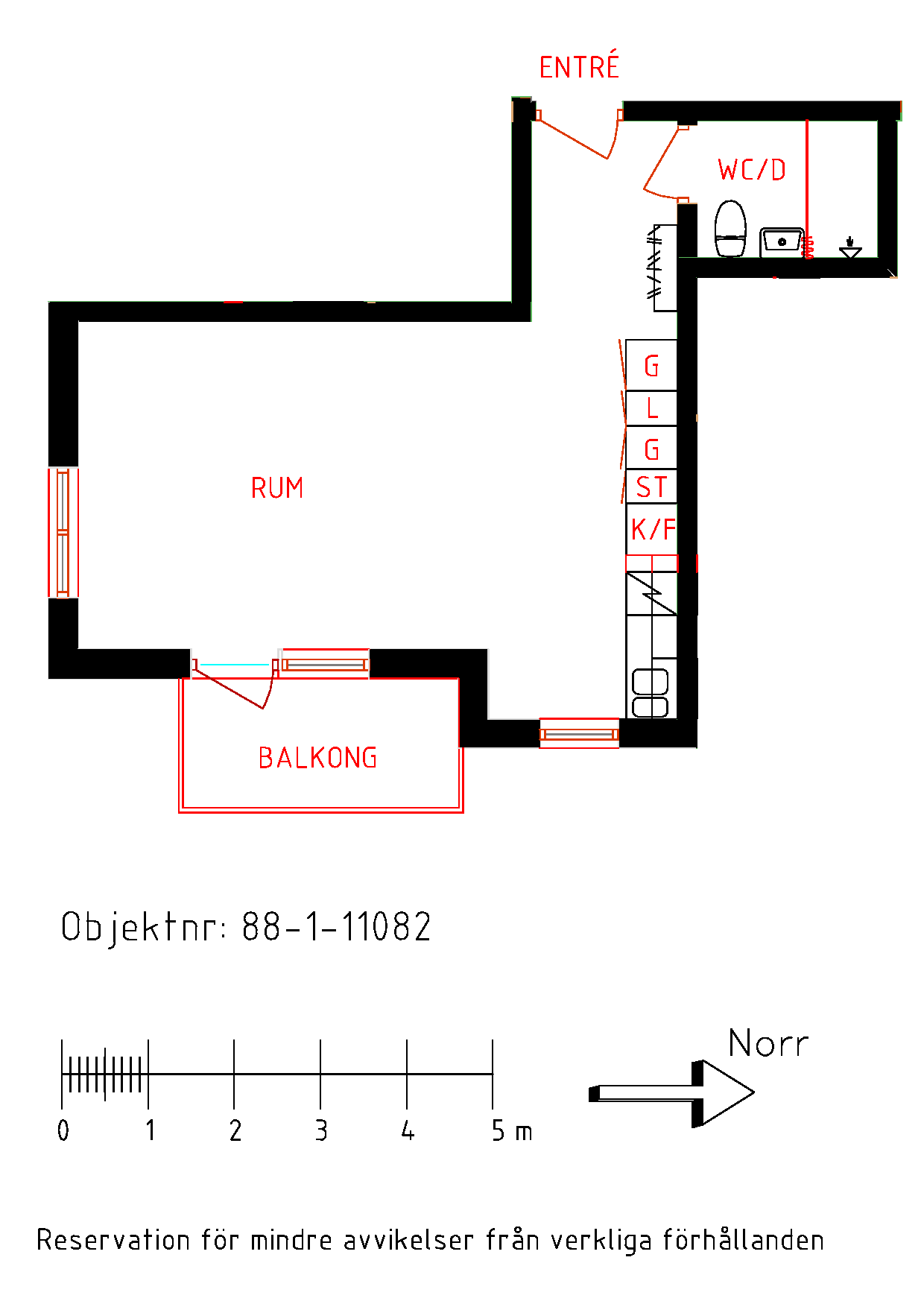 Planritning Kurortsvägen 12