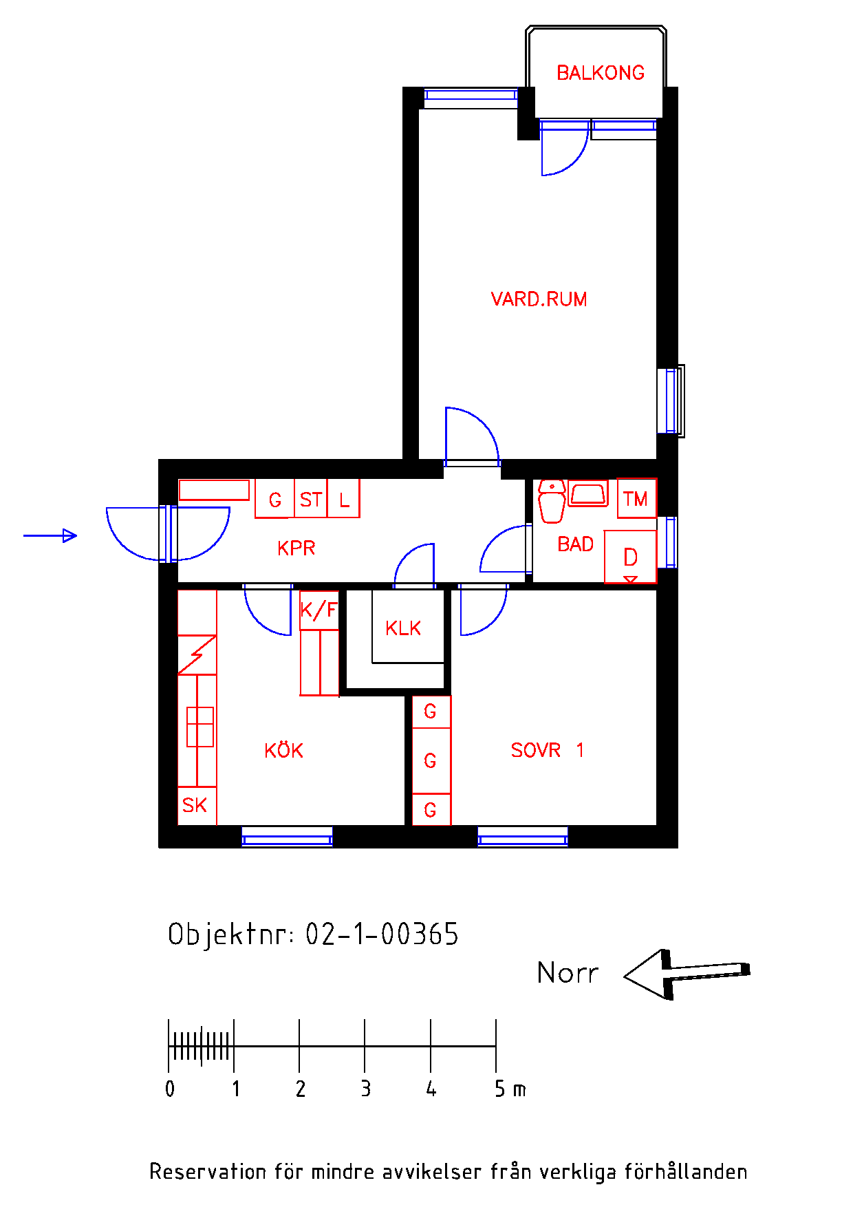 Planritning Stenvägen 2A
