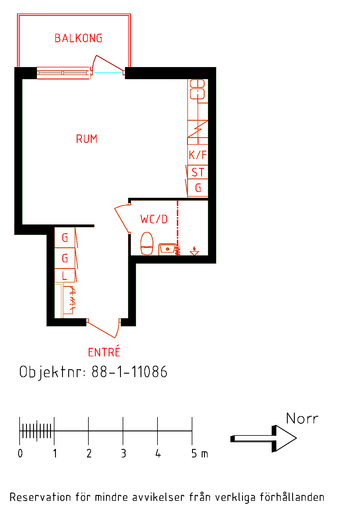 Planritning Kurortsvägen 12