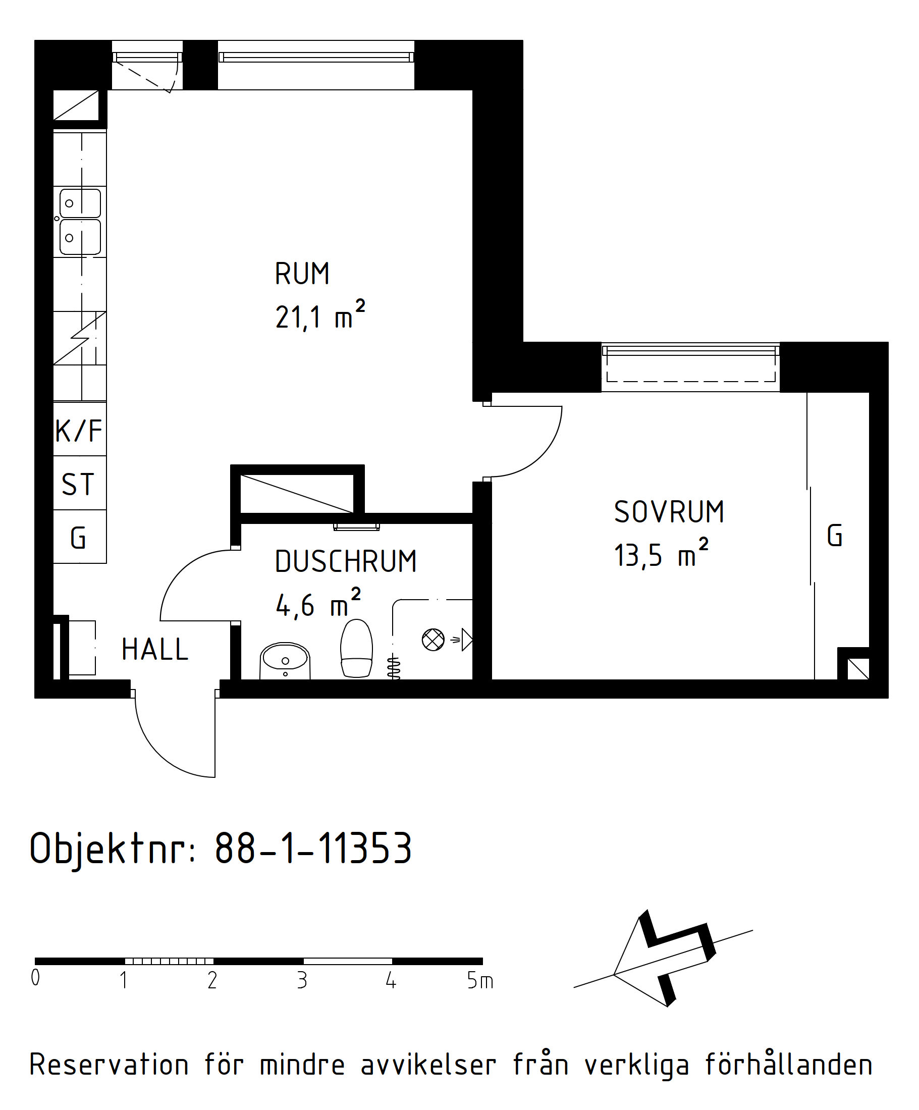 Planritning Kurortsvägen 10