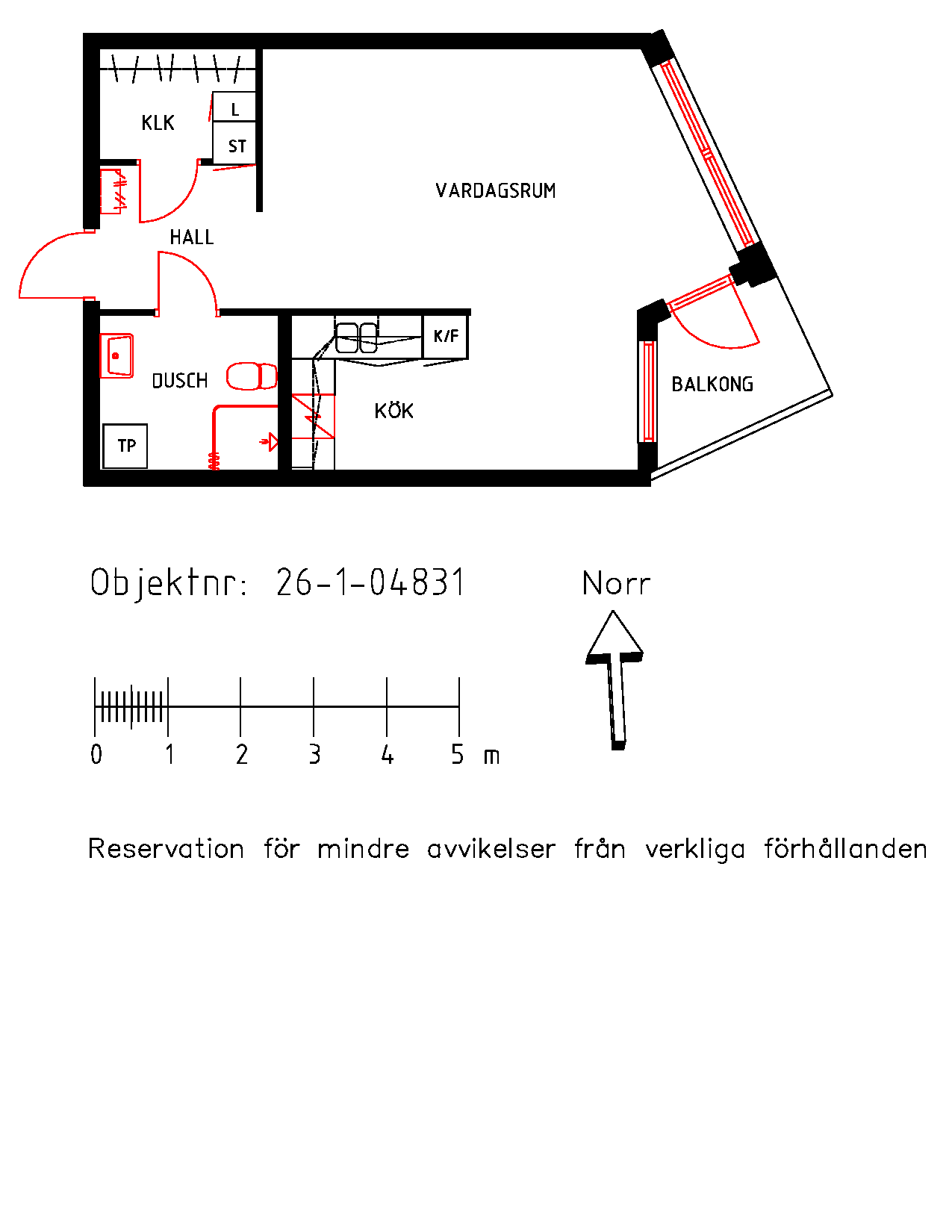 Planritning Torggatan 22C