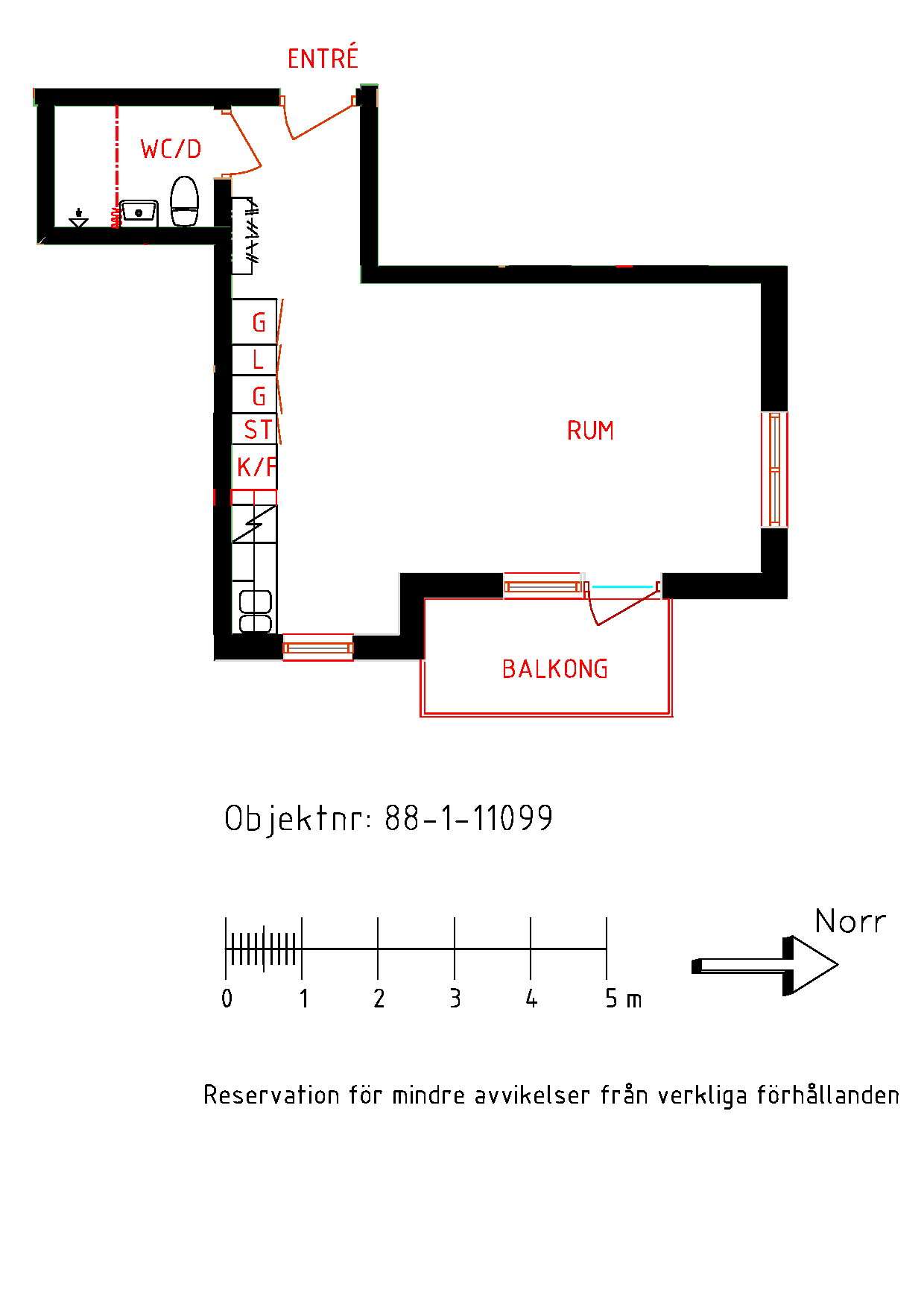 Floor Plan for Kurortsvägen 12