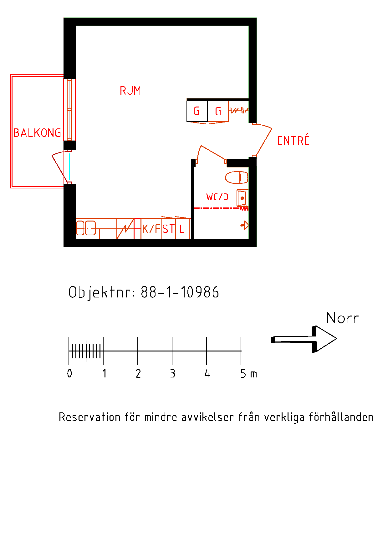 Planritning Kurortsvägen 14