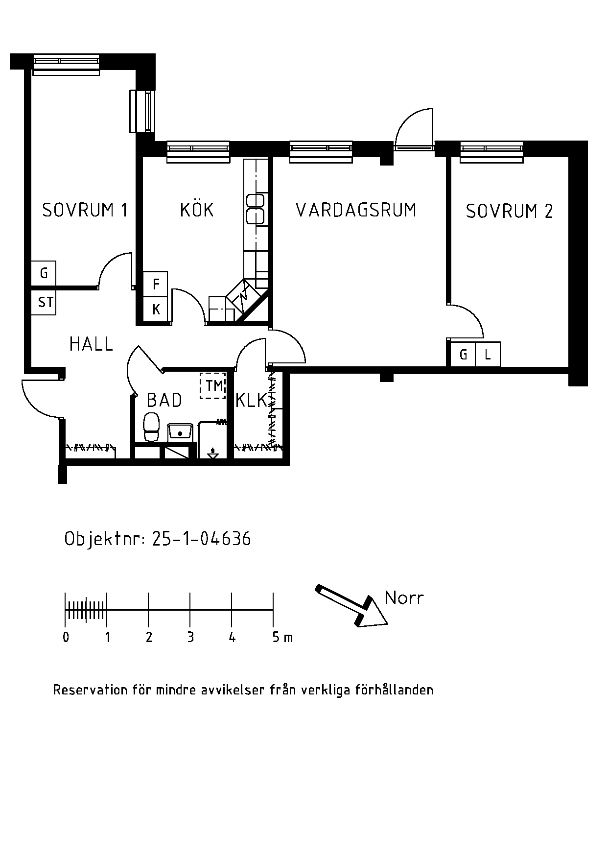 Planritning Ekängsvägen 11