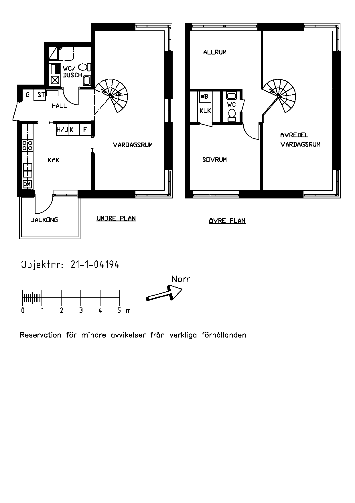 Planritning Gustav Lakes väg 14