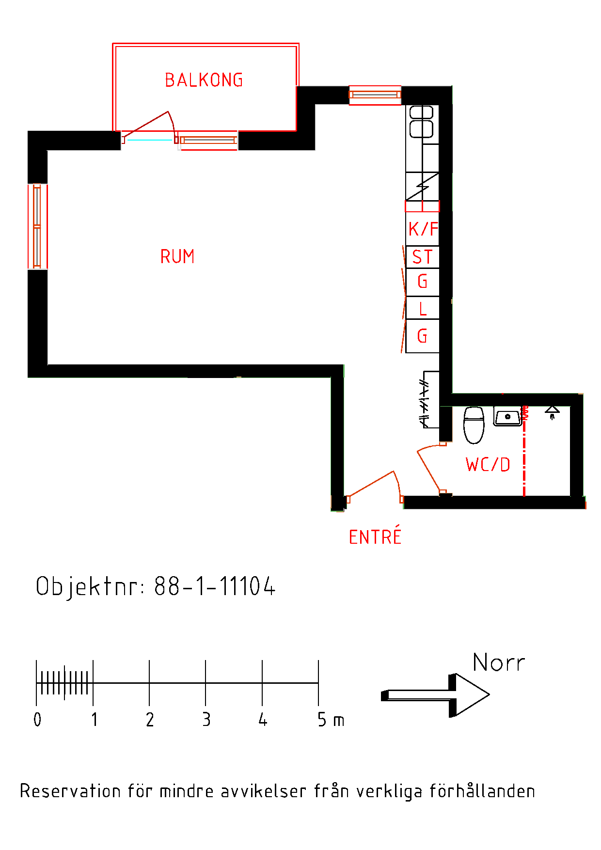 Planritning Kurortsvägen 12