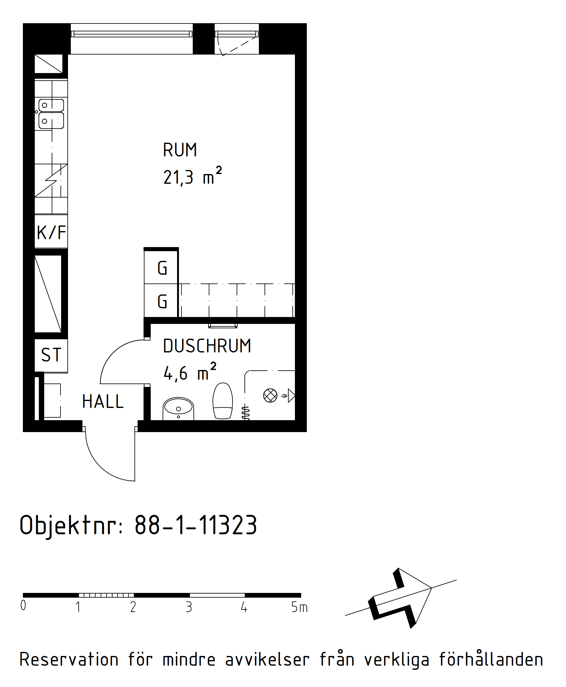 Planritning Kurortsvägen 10