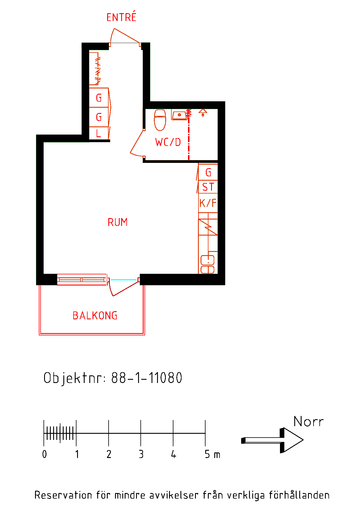 Planritning Kurortsvägen 12