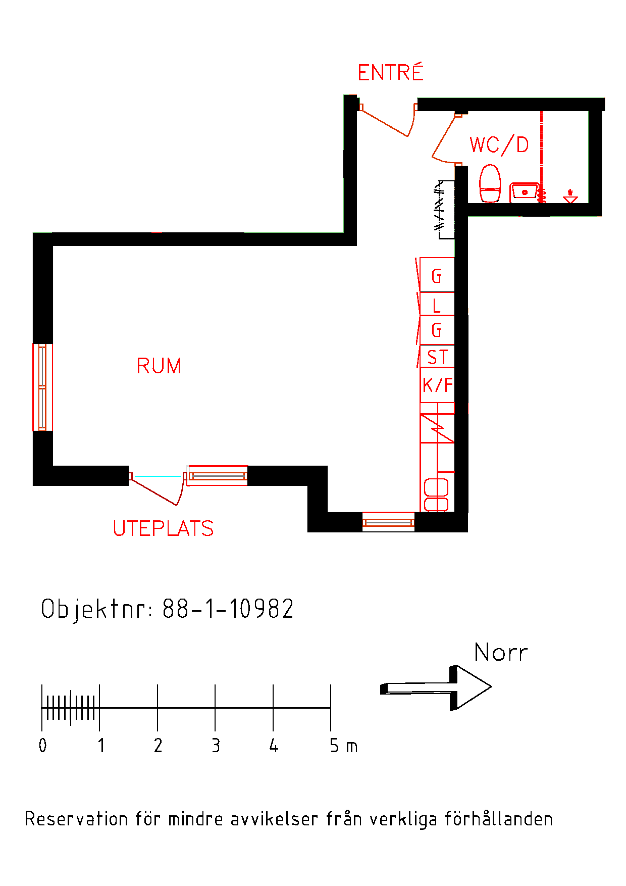Planritning Kurortsvägen 14