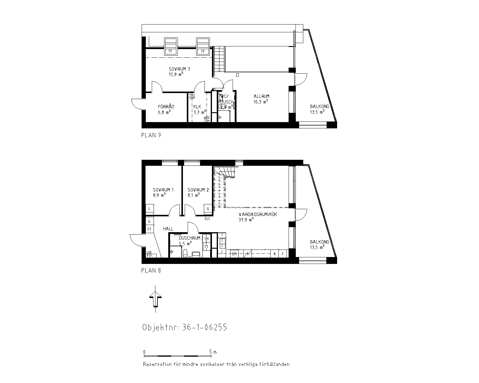 Planritning Frostaliden 13