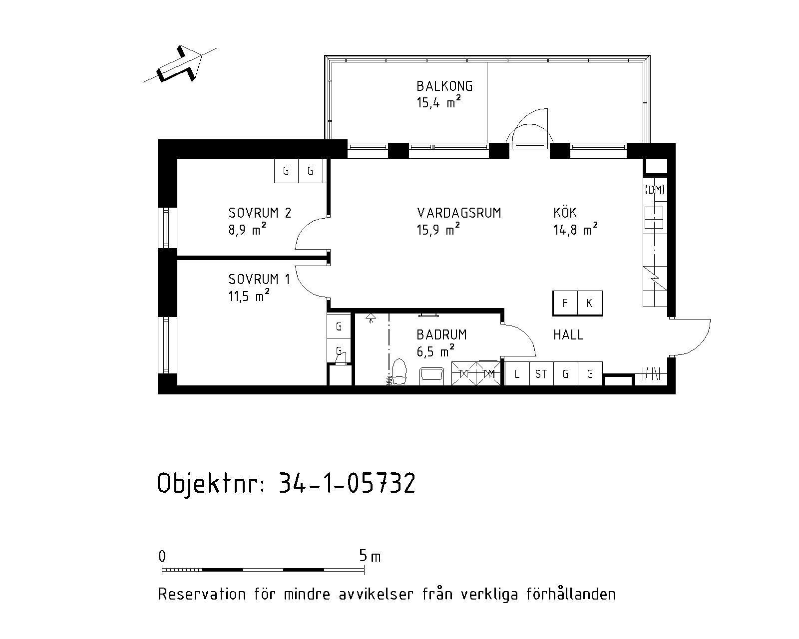 Planritning Norra Aspövägen 10